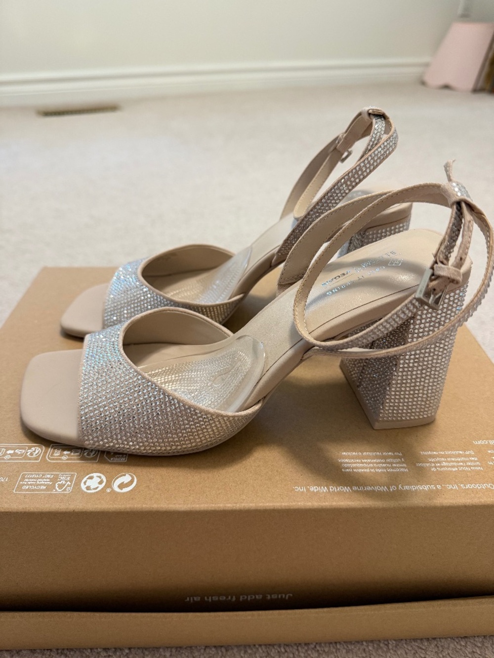Call It Spring - Glitter Heels - Size 8.5
